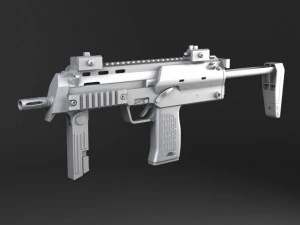 MP7A1 Submachine 3D Model