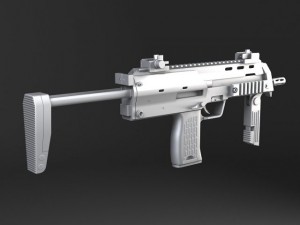 MP7A1 Submachine Model 3D