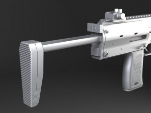 MP7A1 Submachine Model 3D