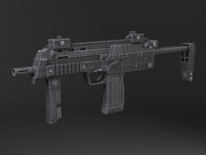 MP7A1 Submachine Model 3D