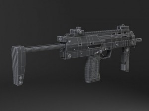 MP7A1 Submachine Model 3D