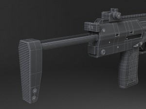 MP7A1 Submachine Model 3D