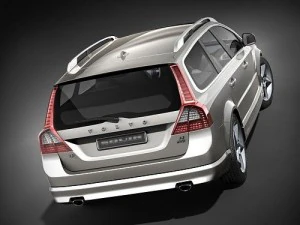 Volvo V70 2008 3D Model