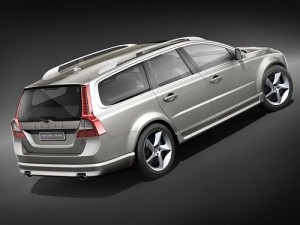 Volvo V70 2008 Model 3D