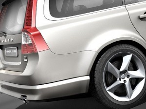 Volvo V70 2008 Model 3D