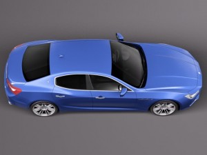 Maserati Ghibli 2014 3D Model