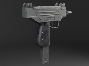 UZI Pistol Submachine 3D Model