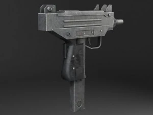 UZI Pistol Submachine 3D Model