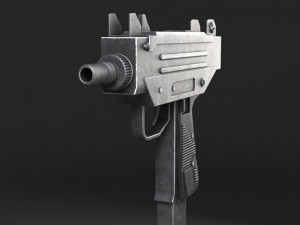UZI Pistol Submachine 3D Model