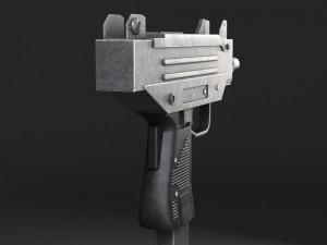UZI Pistol Submachine 3D Model