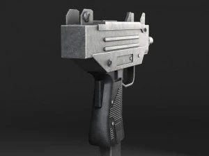 UZI Pistol Submachine 3D Model