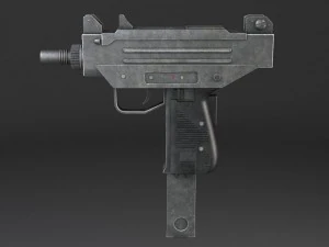 UZI Pistol Submachine 3D Model