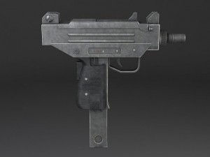 UZI Pistol Submachine 3D Model