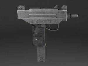 UZI Pistol Submachine 3D Model