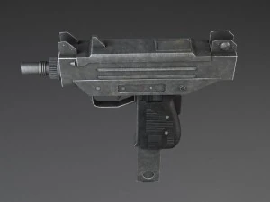 UZI Pistol Submachine 3D Model