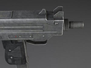 UZI Pistol Submachine 3D Model