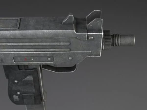 UZI Pistol Submachine 3D Model