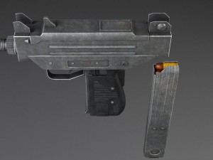 UZI Pistol Submachine 3D Model