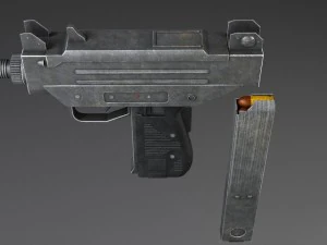 UZI Pistol Submachine 3D Model