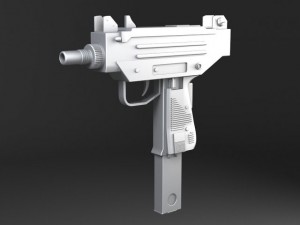 UZI Pistol Submachine 3D Model