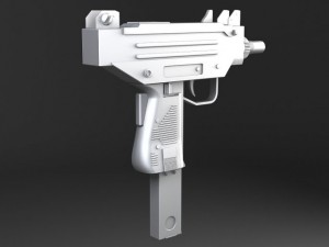 UZI Pistol Submachine 3D Model