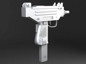 UZI Pistol Submachine 3D Model
