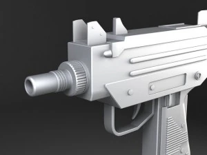 UZI Pistol Submachine 3D Model