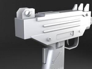 UZI Pistol Submachine 3D Model