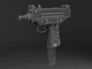 UZI Pistol Submachine 3D Model