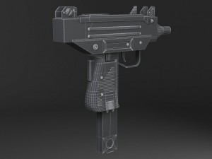 UZI Pistol Submachine 3D Model