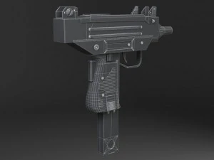 UZI Pistol Submachine 3D Model