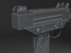 UZI Pistol Submachine 3D Model