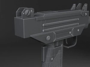 UZI Pistol Submachine 3D Model