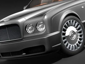 Bentley Brooklands 2008 3D Model
