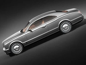Bentley Brooklands 2008 3D Model