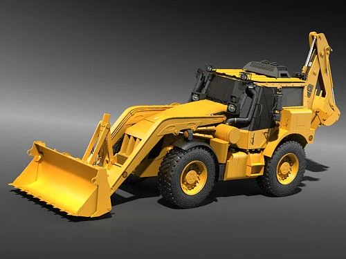JCB HMEE 3D Model .c4d .max .obj .3ds .fbx .stl .blend 