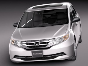 Honda Odyssey 2014 3D Model
