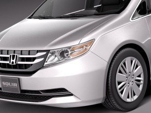Honda Odyssey 2014 3D Model