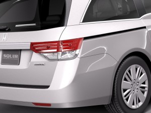 Honda Odyssey 2014 3D Model