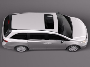 Honda Odyssey 2014 3D Model