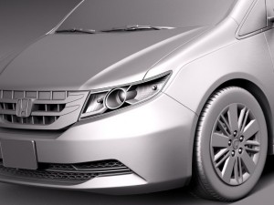 Honda Odyssey 2014 3D Model