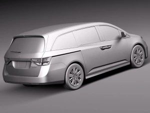 Honda Odyssey 2014 3D Model