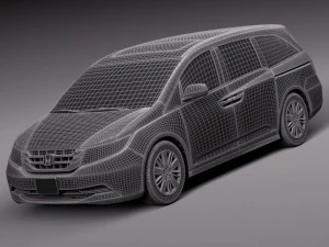 Honda Odyssey 2014 3D Model
