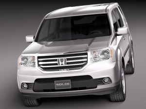 Honda Pilot 2014 Model 3D