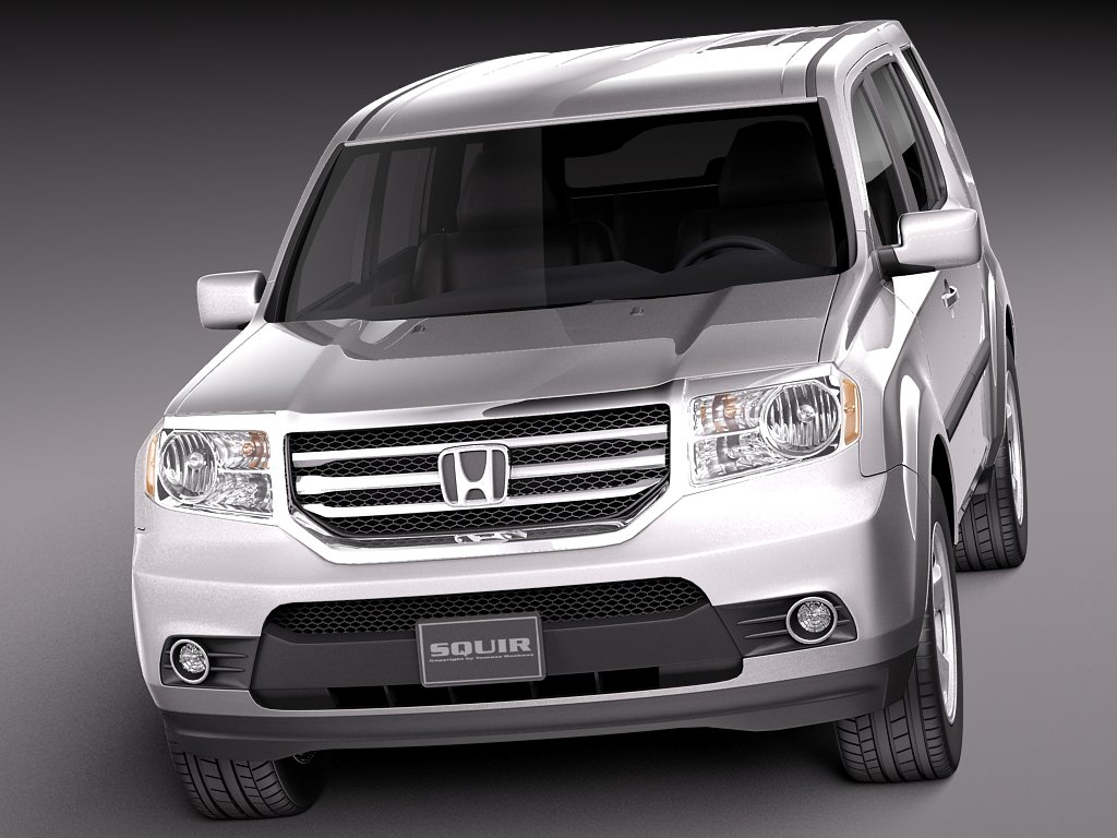 Honda Pilot 2014 3D Model in SUV 3DExport