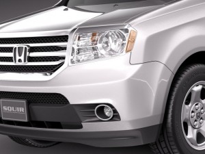 Honda Pilot 2014 Model 3D