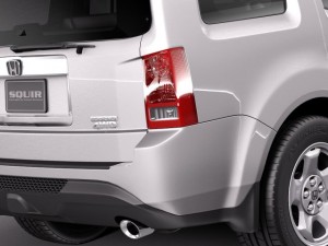 Honda Pilot 2014 Model 3D
