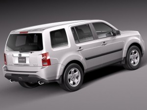 Honda Pilot 2014 Model 3D