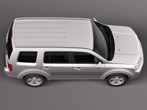 Honda Pilot 2014 Model 3D
