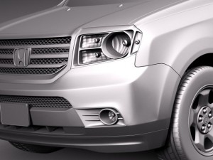 Honda Pilot 2014 Model 3D